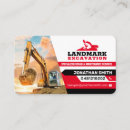 Search for earthmoving business cards Construction