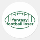 Search for fantasy football stickers Loser
