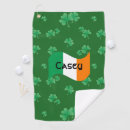 Search for shamrock golf towels St patricks day