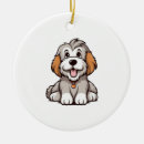 Search for bearded collie christmas tree decorations Pug