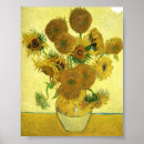 Search for van gogh sunflowers posters Vase with sunflowers