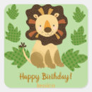 Search for king of the jungle stickers Birthday