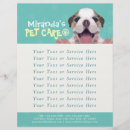 Search for care flyers Pet sitter