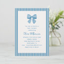 Search for classic baby boy shower invitations Blue