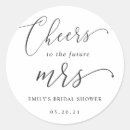 Search for mrs wedding stickers Bridal shower