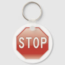 Search for stop sign key rings Red