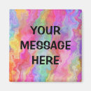 Search for message magnets Rainbow colours