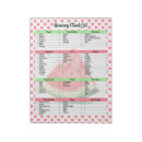 Search for grocery list notepads Checklist