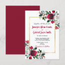 Search for burgundy roses invitations Rustic