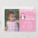 Search for penguin birthday invitations Winter onederland birthday
