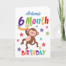 Search for cute monkey birthday cards Boy