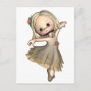 Search for cute ballerina postcards Girl