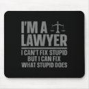 Search for funny lawyer mousepads Attorney