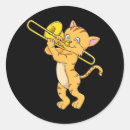 Search for trombones stickers Cat