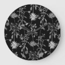 Search for vintage floral clocks Illustration