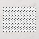 Search for black and white polka dots postcards Cute