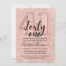 Search for 41st birthday invitations For her