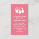 Search for cute cleaning business cards Cleaner