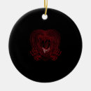 Search for red skull christmas tree decorations Halloween