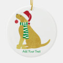 Search for red lab christmas tree decorations Dog lover