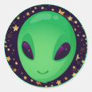 Search for green alien stickers Cute