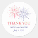 Search for 4th of july round stickers Fireworks