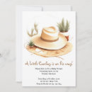 Search for western baby boy shower invitations A little cowboy
