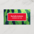 Search for watermelon business cards Modern
