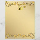 Search for anniversaries flyers Gold