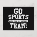Search for funny sport postcards Team
