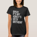 Search for funny couple birthday tshirts 55th
