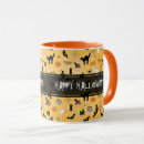 Search for black cat silhouettes mugs Spooky