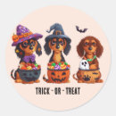 Search for dog treats stickers Trick or treat