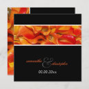 Search for orange lily wedding invitations Elegant
