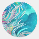 Search for blue starfish stickers Water