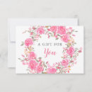 Search for certificate cards Customer voucher