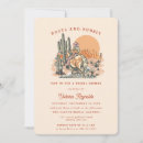 Search for desert bridal shower invitations Cactus
