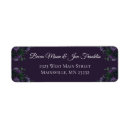 Search for blackberry return address labels Purple