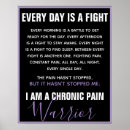 Search for chronic pain posters Warrior