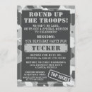 Search for camo birthday invitations Camouflage birthday party