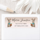 Search for happy easter bunny return address labels Cartoon