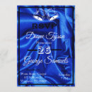 Search for silk wedding invitations Blue