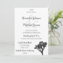 Search for tree silhouette wedding invitations Elegant