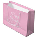 Search for birthday gift bags Pink