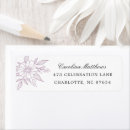 Search for lavender wedding return address labels Rustic