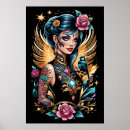 Search for tattoo woman posters Floral