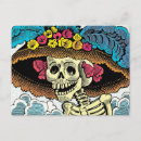 Search for calaveras postcards Sugar skull