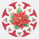 Search for white poinsettia stickers Snowflake