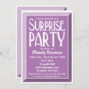 Search for lavender birthday invitations Modern