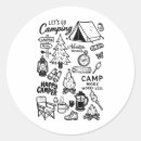 Search for going camping stickers Campfire